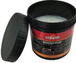 Grillfürst Kokosnuss-Pflegepaste Für Gusseisen / Dutch Oven 250ml Mit Schwamm -BBQ Zubehoer Verkaufsgeschäft Grillfuerst Pflegepaste Gusseisen Kokos 1