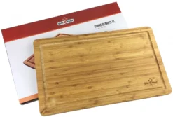 Grillfürst Schneidebrett Set, 2 Kleine Schneidebretter 39 X 26cm, 1 Großes Schneidebrett 50 X 30cm -BBQ Zubehoer Verkaufsgeschäft Grillfuerst Schneidebrett gross Bambus