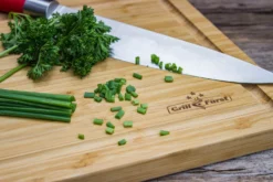 Grillfürst Schneidebrett Set, 2 Kleine Schneidebretter 39 X 26cm, 1 Großes Schneidebrett 50 X 30cm -BBQ Zubehoer Verkaufsgeschäft Grillfuerst Schneidebrett klein Lauch