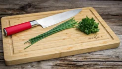 Grillfürst Schneidebrett Set, 2 Kleine Schneidebretter 39 X 26cm, 1 Großes Schneidebrett 50 X 30cm -BBQ Zubehoer Verkaufsgeschäft Grillfuerst Schneidebrett klein Schnittlauch