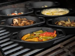 Grillfürst Gusseisen Pfännchen / Servierpfännchen, 6er Set -BBQ Zubehoer Verkaufsgeschäft Grillfuerst Servierpfaennchen 6er Set Gusseisen