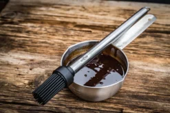 Grillfürst Marinierpinsel Set Mit 3 Aufsätzen -BBQ Zubehoer Verkaufsgeschäft Grillfuerst Silikonpinsel