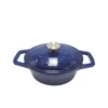 Grillfürst Dutch Oven Sternentöpfchen / Gusseisen Bräter - Emailliert - S - Blau