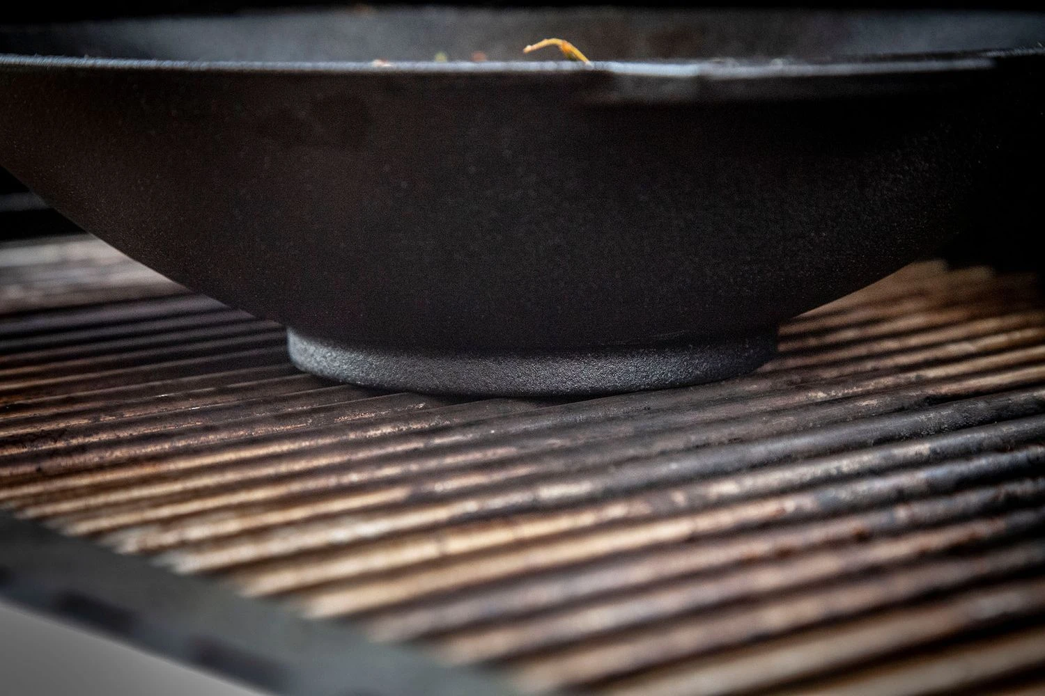 Grillfürst Gusseisen Wok XL Mit 2 Griffen Ø 38 Cm 3 Grillfürst Gusseisen Wok XL Mit 2 Griffen Ø 38 Cm – Bild 3