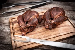 Grillfürst Premium Edelstahl Grillbesteck Set Mit Grillzange, -Wender Und -Gabel In Geschenkverpackung -BBQ Zubehoer Verkaufsgeschäft Grillgabel Edelstahl