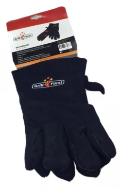 Grillfürst Grillhandschuhe Leder (Paar) -BBQ Zubehoer Verkaufsgeschäft Grillhandschuhe Leder 16090