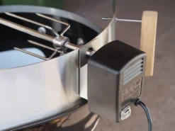 Moesta Rotisserie Set Mit 230 V Motor - Für 47 Und 50cm PizzaRing -BBQ Zubehoer Verkaufsgeschäft Moesta BBQ Rotisserie Set Netzkabel 1