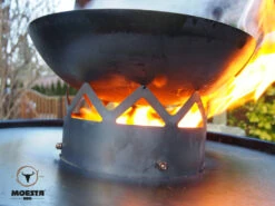 Moesta WOK'N BBQ Komplettpaket - Für Kugelgrill (60cm) -BBQ Zubehoer Verkaufsgeschäft Moesta BBQ Wok N BBQ Set 4