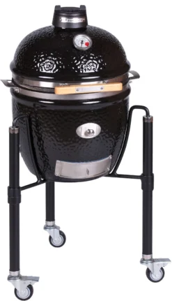 Monolith Grill Junior PRO Serie 2.0 Schwarz - MIT Gestell -BBQ Zubehoer Verkaufsgeschäft Monolith Keramik Grill Junior PRO Serie 2 0 121021 black 5