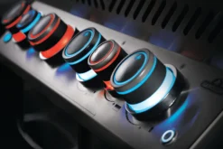 Napoleon Prestige 500 Gasgrill, Schwarz - Mit Safety Glow - Modell 2023 - SMART Deal Inkl. Grillfürst Grill Control -BBQ Zubehoer Verkaufsgeschäft Napoleon Prestige 500 Safety Glow Drehreglerbeleuchtung