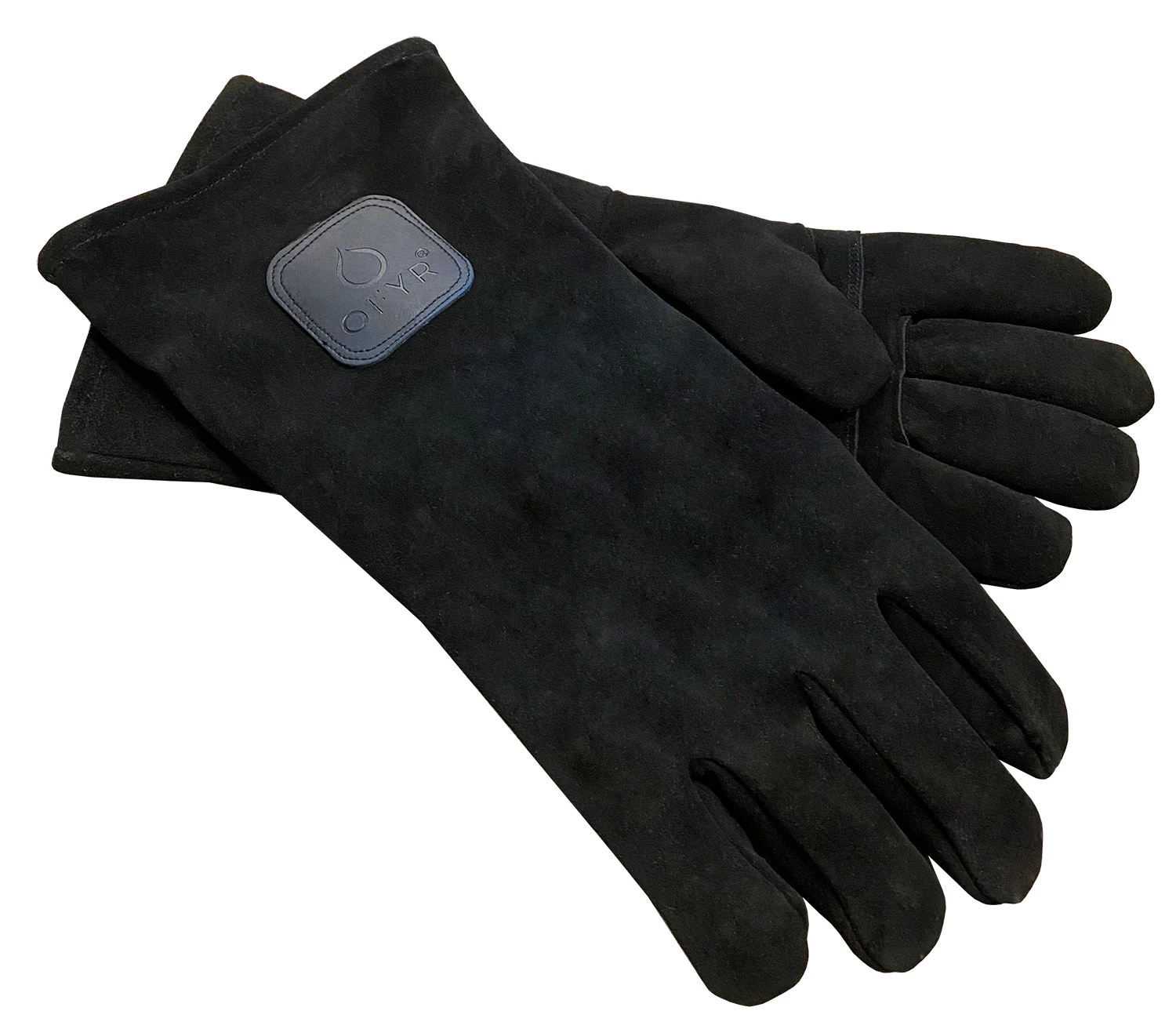 OFYR Leder Grillhandschuhe Schwarz 1 OFYR Leder Grillhandschuhe Schwarz