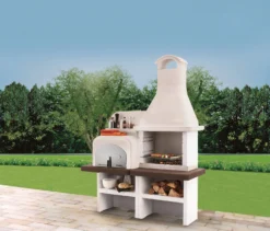 Palazzetti Grillkamin Grado 2 Mit Pizzaofen Inkl. Montagematerial -BBQ Zubehoer Verkaufsgeschäft Palazzetti Grillkamin Grado 2 Gartenkueche