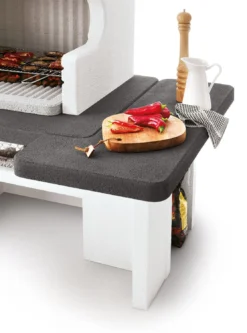 Palazzetti Grillkamin Mauritius Inkl. Montagematerial -BBQ Zubehoer Verkaufsgeschäft Palazzetti Grillkamin Mauritius Ablageflaeche