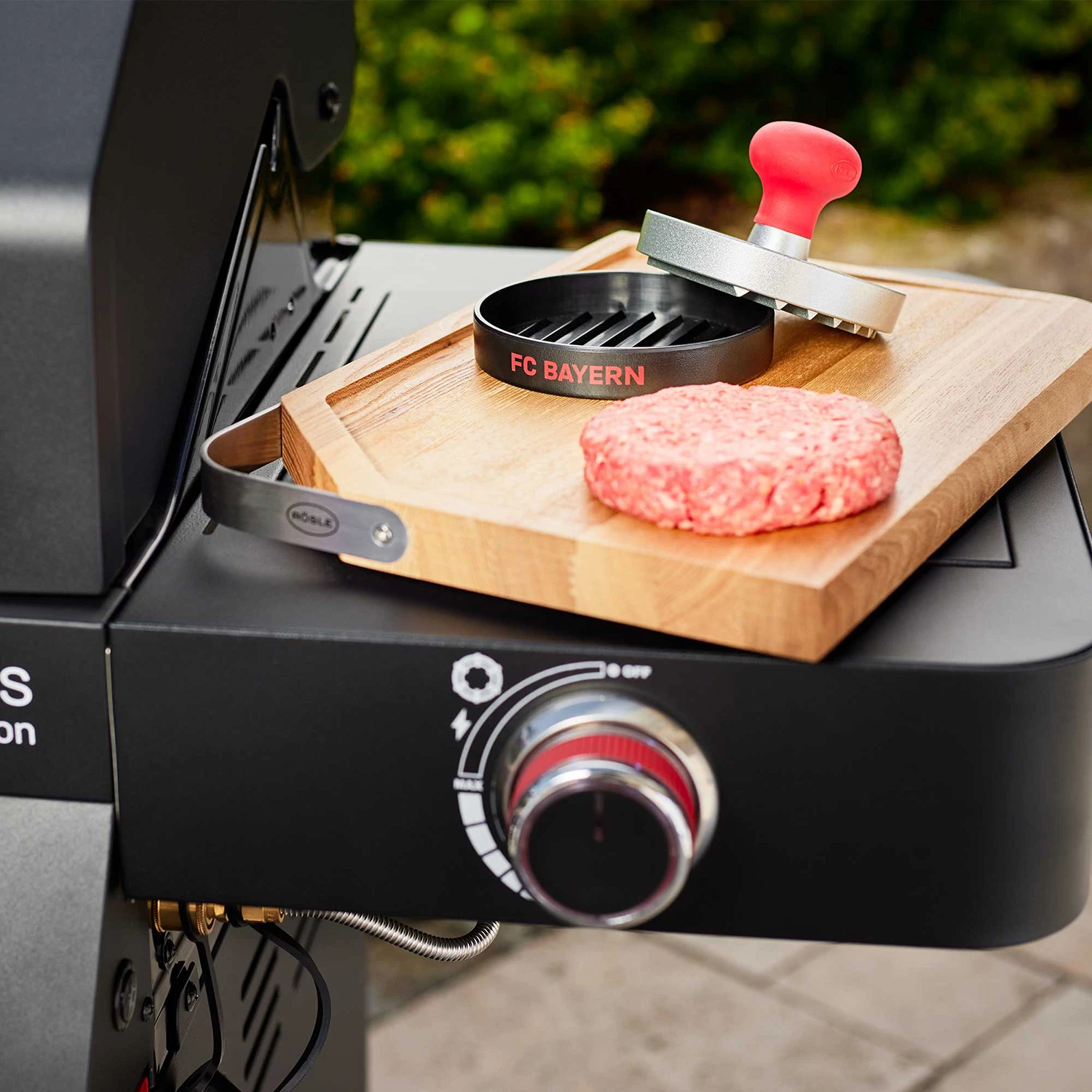 Rösle Burgerpresse Ø11 Cm - FC Bayern Edition 1 Rösle Burgerpresse Ø11 Cm - FC Bayern Edition
