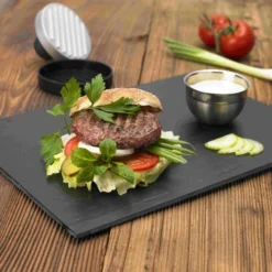 Rösle Burgerpresse Ø11 Cm -BBQ Zubehoer Verkaufsgeschäft Roesle Burgerpresse mit Hamburger