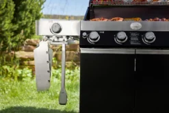 Rösle Primezone Wind- Und Spritzschutz / Spießhalter Für Videro Gasgrills -BBQ Zubehoer Verkaufsgeschäft Roesle Windschutz Prime Zone Besteckhaken