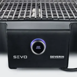 Severin Elektrogrill SEVO GTS - Boost Zone 500°C - Mit Deckel Und Grillwagen - 3.000 W - Inkl. Grillfürst Premium Grillbesteck Set Und Premium Grillbürste -BBQ Zubehoer Verkaufsgeschäft Severin Elektrogrill Sevo G pg8104 display 1