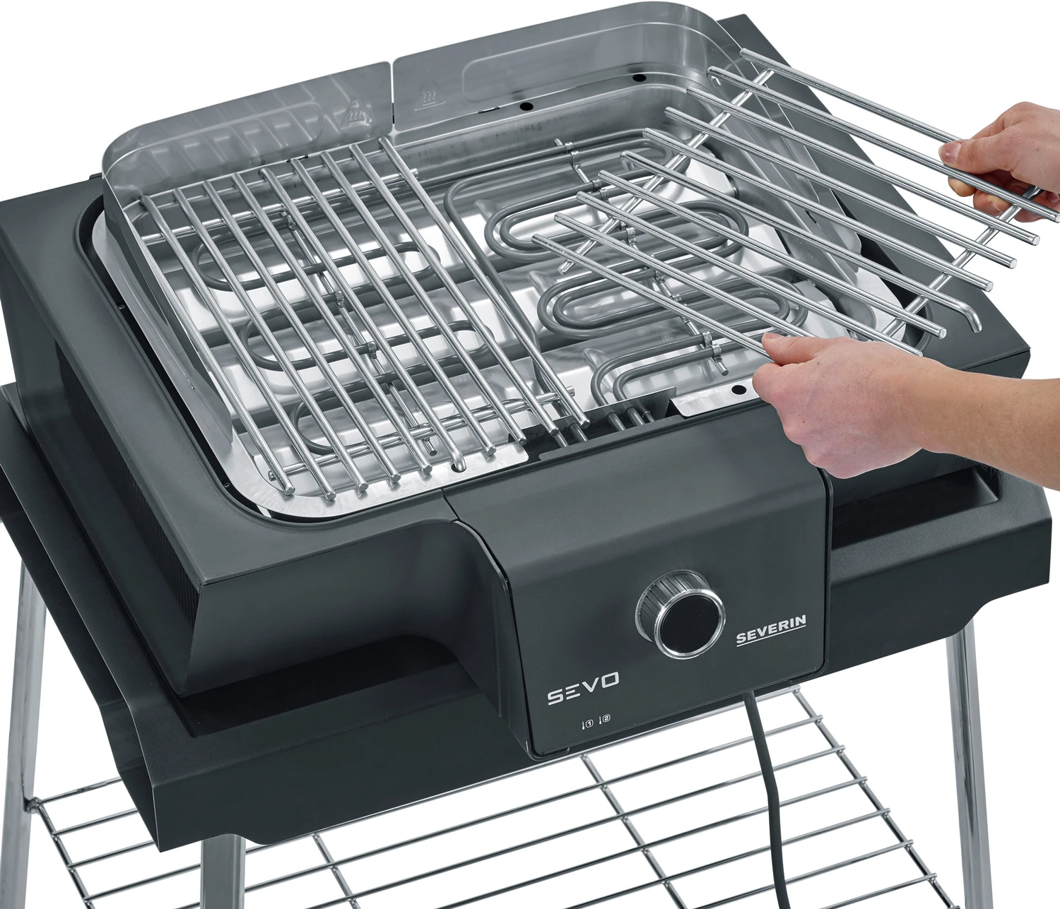 Severin Elektrogrill SEVO GS - Boost Zone 500°C - Mit Untergestell - 3.000 W 2 Severin Elektrogrill SEVO GS - Boost Zone 500°C - Mit Untergestell - 3.000 W – Bild 2