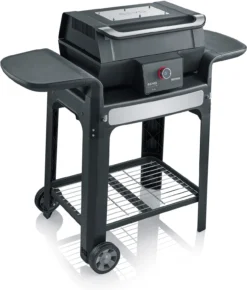 Severin Elektrogrill SEVO Smart Control GTS - Boost Zone 500°C - Mit Deckel Und Grillwagen - 3.000 W - Inkl. Grillfürst Premium Grillbesteck Set, Premium Grillbürste Und Grillspieße 4er Set 17 Severin Elektrogrill SEVO Smart Control GTS - Boost Zone 500°C - Mit Deckel Und Grillwagen - 3.000 W - Inkl. Grillfürst Premium Grillbesteck Set, Premium Grillbürste Und Grillspieße 4er Set -BBQ Zubehoer Verkaufsgeschäft Severin Sevo Smart Control GTS PG8139 geschlossen