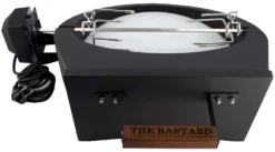 The Bastard Rotisserie & Pizza Set Medium Inkl. Drehspieß Und Pizzastein