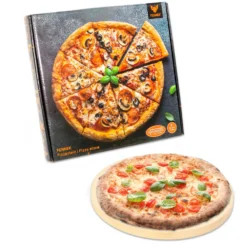 Fennek Pizzastein Aus Cordierit - Durchmesser 32 Cm 5 Fennek Pizzastein Aus Cordierit - Durchmesser 32 Cm -BBQ Zubehoer Verkaufsgeschäft fennek pizzastein cordierit packung