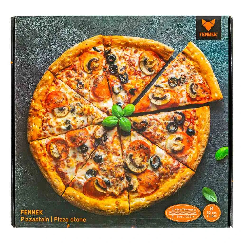 Fennek Pizzastein Aus Cordierit - Durchmesser 32 Cm 1 Fennek Pizzastein Aus Cordierit - Durchmesser 32 Cm
