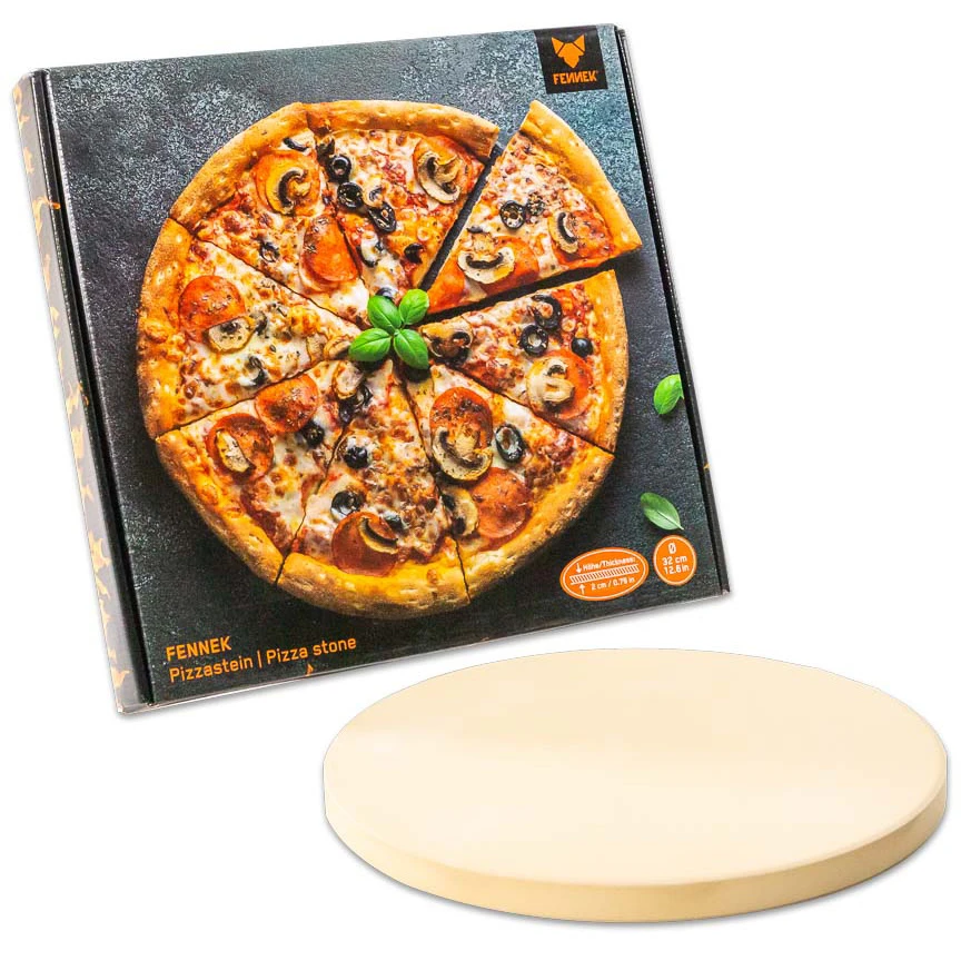 Fennek Pizzastein Aus Cordierit - Durchmesser 32 Cm 2 Fennek Pizzastein Aus Cordierit - Durchmesser 32 Cm – Bild 2