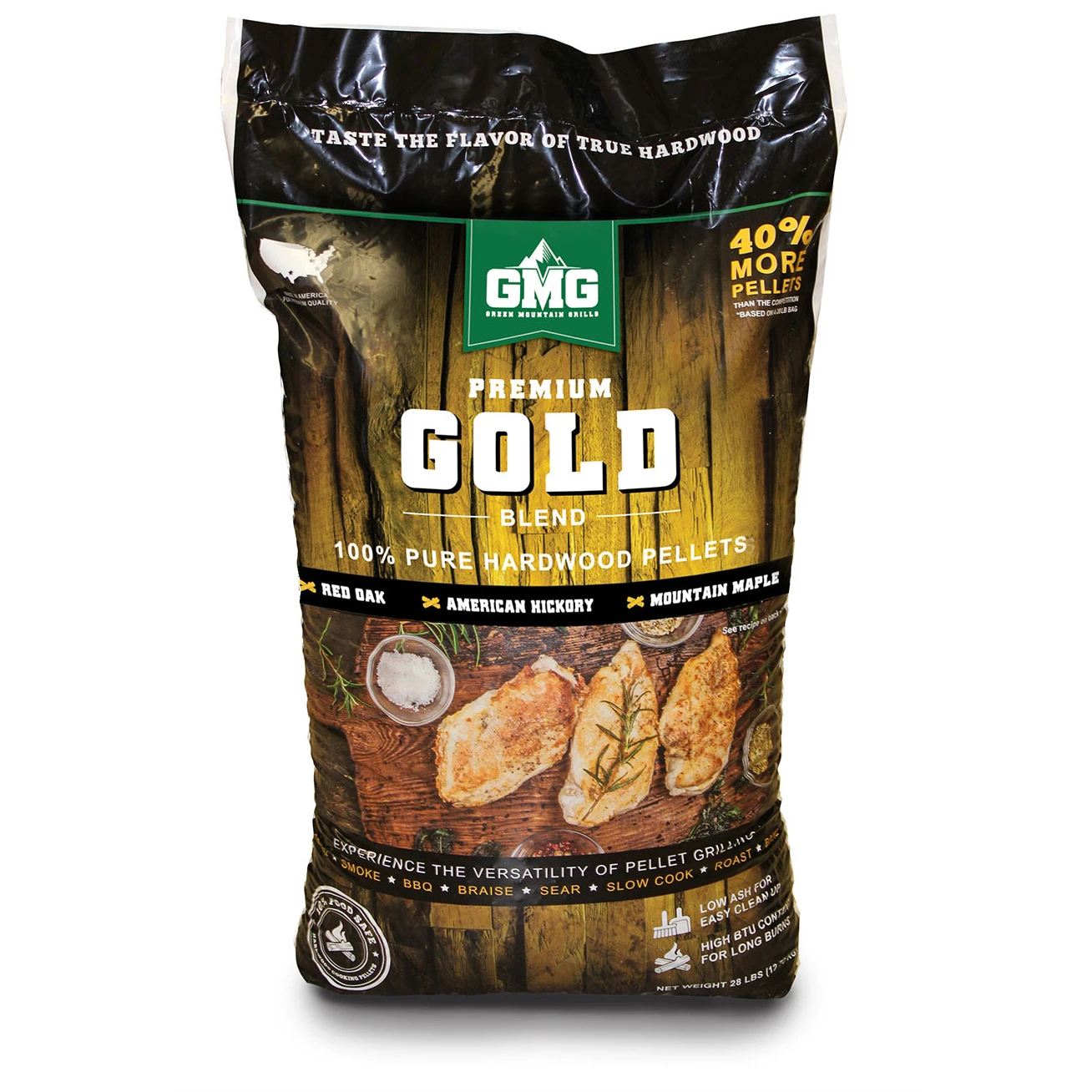 GMG Grilpellets Premium Gold Blend 12,5 Kg 1 GMG Grilpellets Premium Gold Blend 12,5 Kg