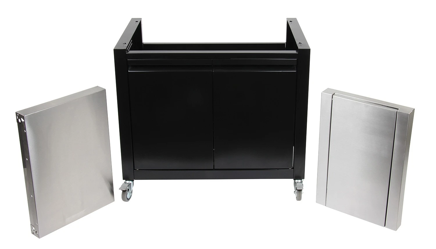 Grandhall Unterschrank Maxim - Schwarz Für 4B Mit Seitenkocher 1 Grandhall Unterschrank Maxim - Schwarz Für 4B Mit Seitenkocher