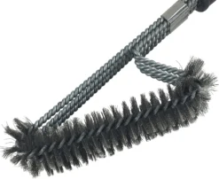 Grillfürst Reinigungsset Für Edelstahlroste Mit Edelstahl Grillbürste, Grillreiniger Spezial Lösung Und Trennspray -BBQ Zubehoer Verkaufsgeschäft grillfuerst grillbuerste premium v2