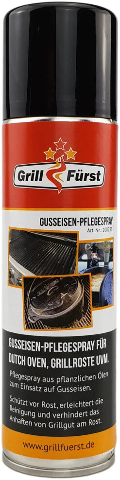 Grillfürst XXL Dutch Oven Set: Starterpaket Gusseisen - X-DEAL Mit Dutch Oven DO9+DO4, Kastenform BK4, Gusseisenpfanne Ø 30 Cm - Inkl. Großem Zubehörpaket 29 Grillfürst XXL Dutch Oven Set: Starterpaket Gusseisen - X-DEAL Mit Dutch Oven DO9+DO4, Kastenform BK4, Gusseisenpfanne Ø 30 Cm - Inkl. Großem Zubehörpaket -BBQ Zubehoer Verkaufsgeschäft grillfuerst gusseisen pflegespray 1