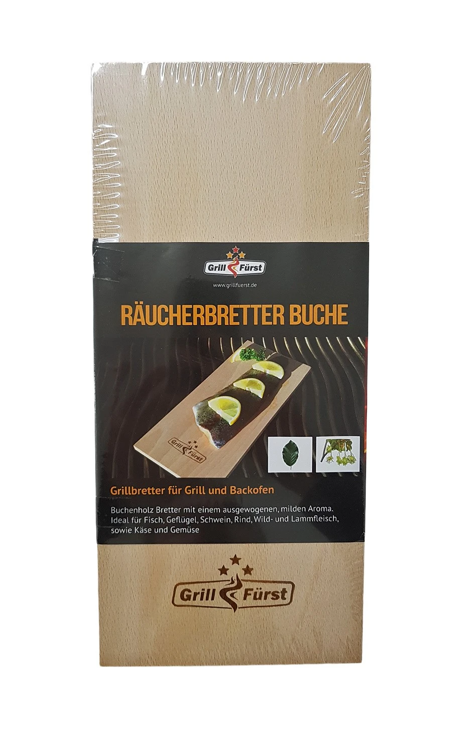 Grillfürst Räucherbretter Buche 29 X 13 X 1cm 4er Set 2 Grillfürst Räucherbretter Buche 29 X 13 X 1cm 4er Set – Bild 2