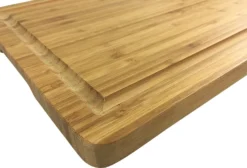 Grillfürst Schneidebrett Klein 39 X 26 Cm Bambus -BBQ Zubehoer Verkaufsgeschäft grillfuerst schneidebrett klein saftrinne