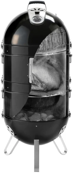 Napoleon Apollo 3 In 1, Watersmoker Und Holzkohle Kugelgrill, Ø 50cm AS300K -BBQ Zubehoer Verkaufsgeschäft napoleon apollo smoker schnittbild as300k 1