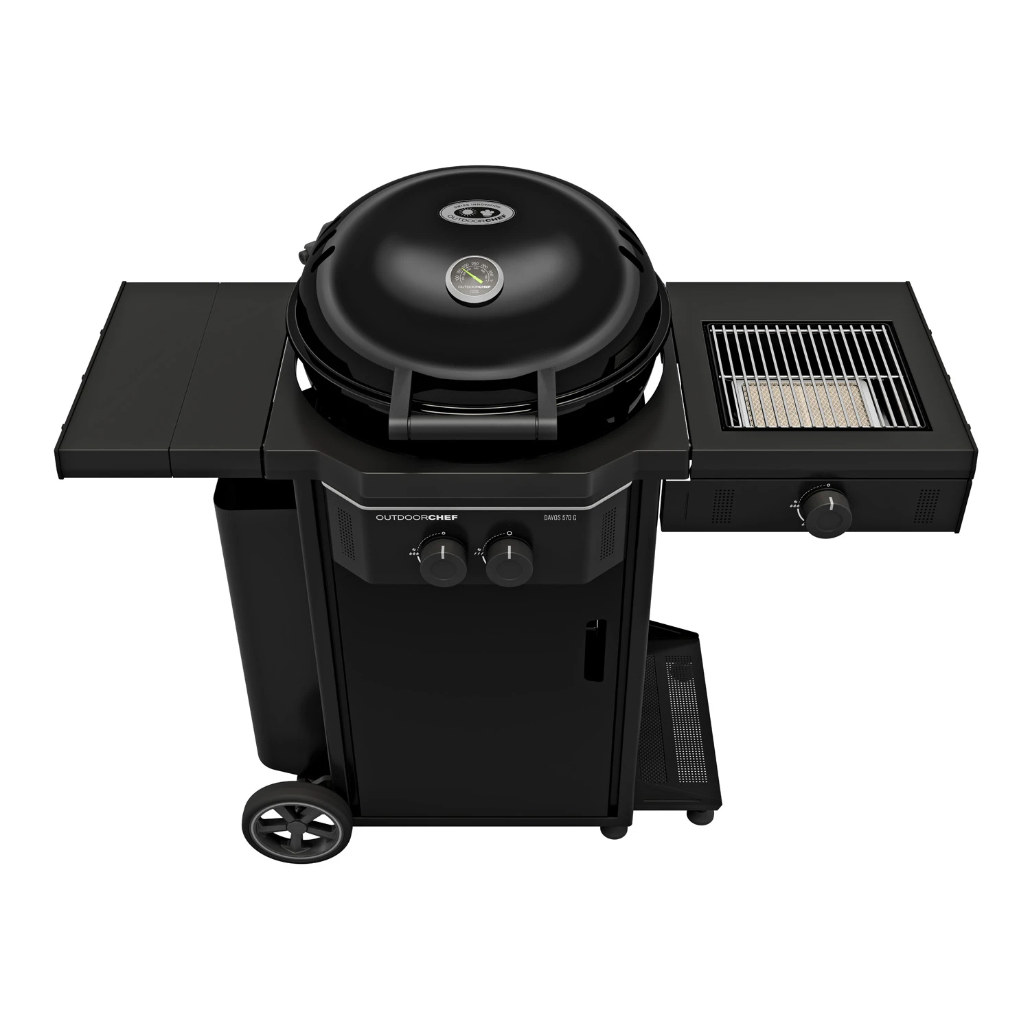 Outdoorchef Gas Kugelgrill Davos 570 G Pro Mit Blazing Zone (Infrarotbrenner) & 11kg Gasflaschen Kit 6 Outdoorchef Gas Kugelgrill Davos 570 G Pro Mit Blazing Zone (Infrarotbrenner) & 11kg Gasflaschen Kit – Bild 6