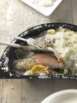 Outdoorchef Gourmet Halbmond Kochset / Grillschalen Porzellanemailliert / 2 Teilig -BBQ Zubehoer Verkaufsgeschäft outdoorchef gourmet halbmond 18 211 72 f