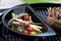 Outdoorchef Gourmet Halbmond Kochset / Grillschalen Porzellanemailliert / 2 Teilig -BBQ Zubehoer Verkaufsgeschäft outdoorchef gourmet halbmond 18 211 72 h