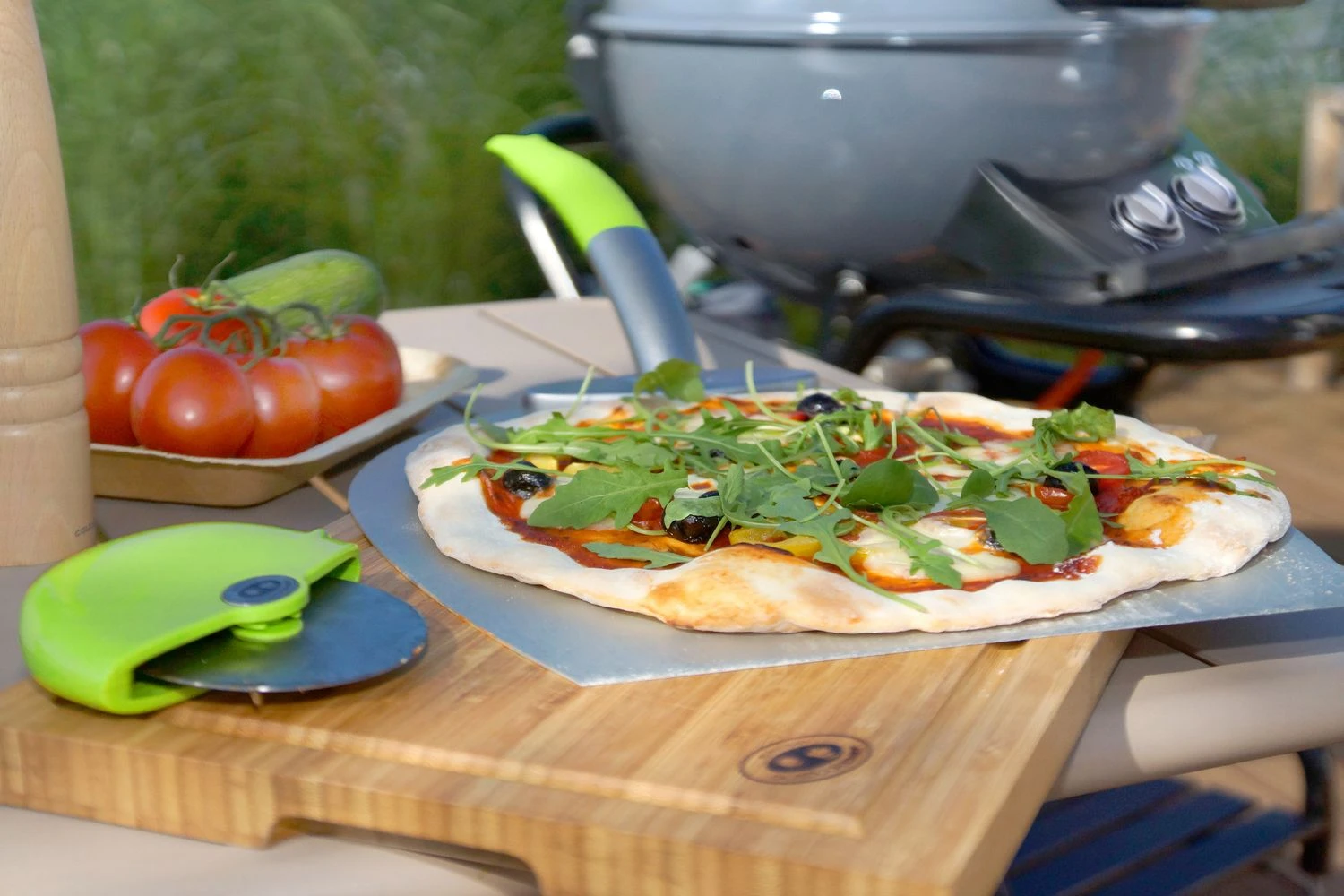 Outdoorchef Pizzaschieber Aluminium 1 Outdoorchef Pizzaschieber Aluminium