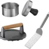 Rösle BBQ Burger Set 3-teilig Mit Burgerpresse Ø11cm