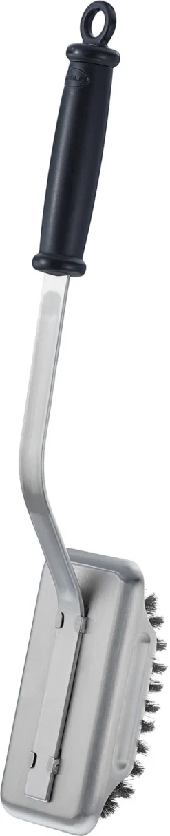 Rösle BBQ Premium-Set 3-tlg. - Grillzange, Grillhandschuhe, Grillbürste -BBQ Zubehoer Verkaufsgeschäft roesle grill buerste slidex 25390